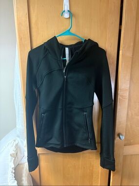 lululemon athletica Black Full-Zip Hoodie Jacket
